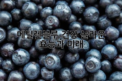 메틸렌블루 건강: 놀라운 효능과 미래
