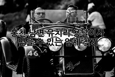 홍천 남면 유치리 용달이사, 믿을 수 있는 업체 찾기