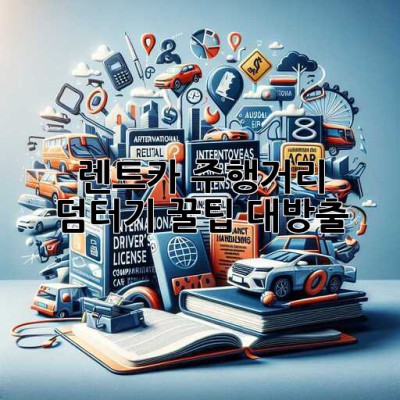 렌트카 주행거리 덤터기? 꿀팁 대방출! 🚗💨