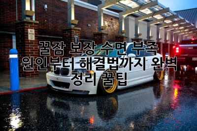 😴 꿀잠 보장! 수면 부족 원인부터 해결법까지 완벽 정리 꿀팁 🛌